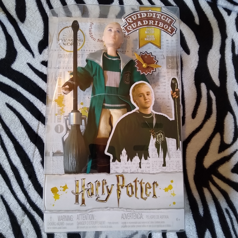NIB Harry Potter Draco Malfoy Quidditch Doll